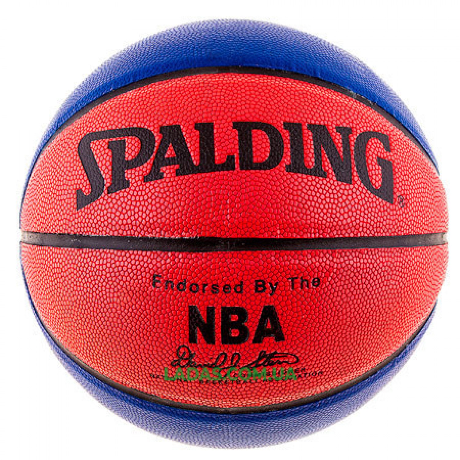 Мяч баскетбольный Spald №7 (красно-синий, PU)