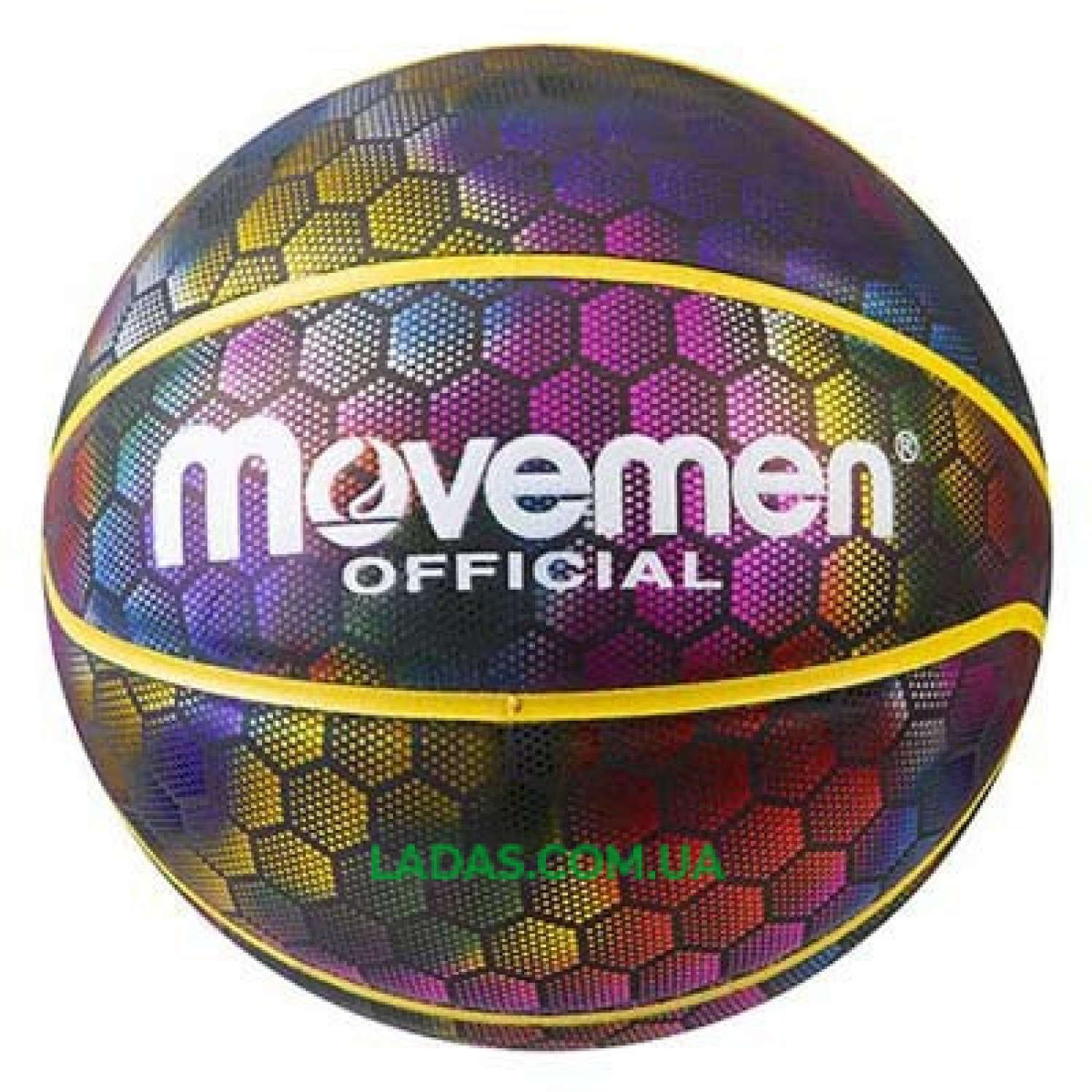 Мяч баскетбольный Movemen №7 light голографическое покрытие