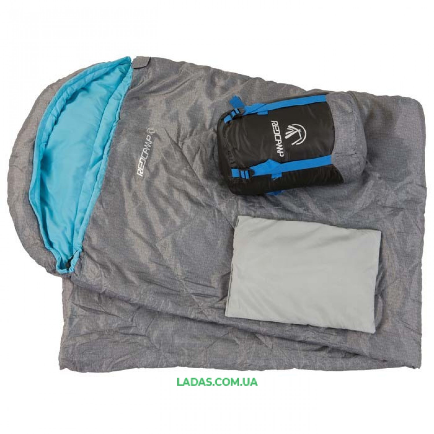 Спальный мешок с капюшоном REDCAMP RC484/2-15BG (PL, 200 на м2, р-р 210*75, цвета в ассорт.)