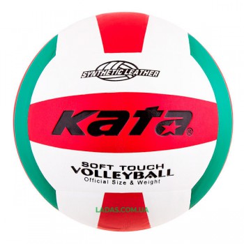 Мяч волейбольный Kata (PU, №5, клееный)