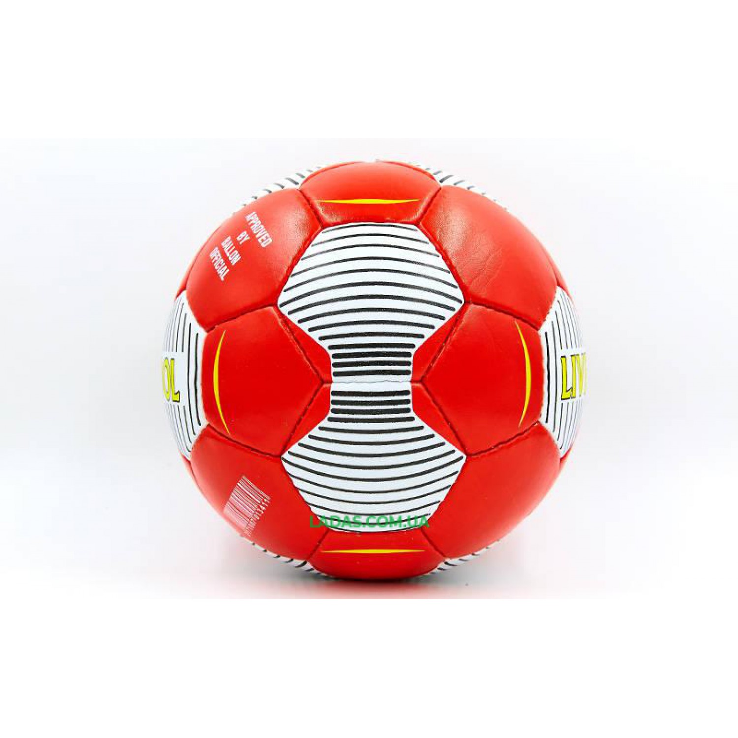 Мяч футбольный №5 Гриппи LIVERPOOL (№5, 5 сл., сшит вручную)
