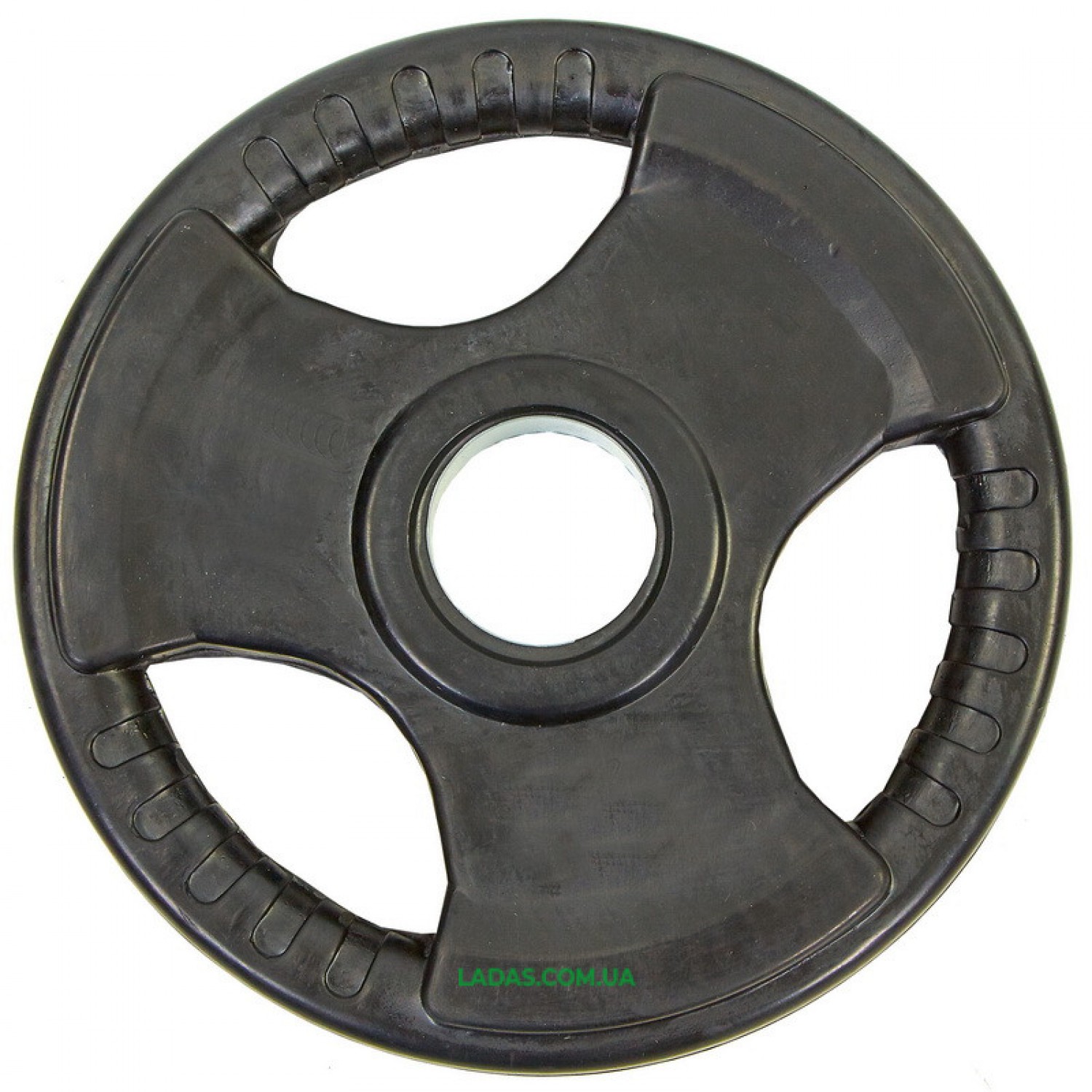 Блины (диски) обрезиненные с тройным хватом и метал. втулкой d-52мм (1шт*7,5кг)
