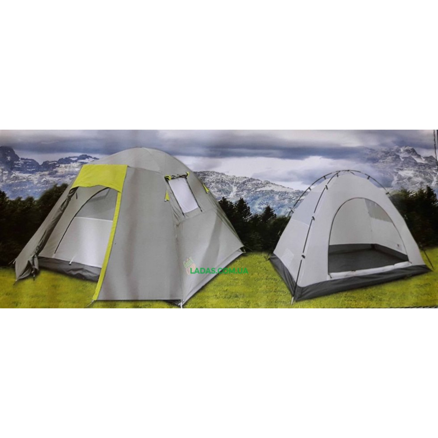 Палатка четырехместная Green Camp 1013-4
