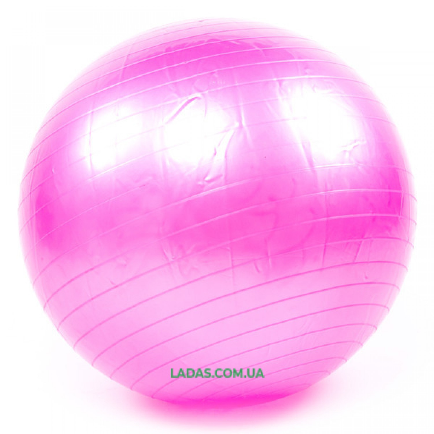 Мяч для фитнеса (фитбол) гладкий 55 см KingLion,розовый