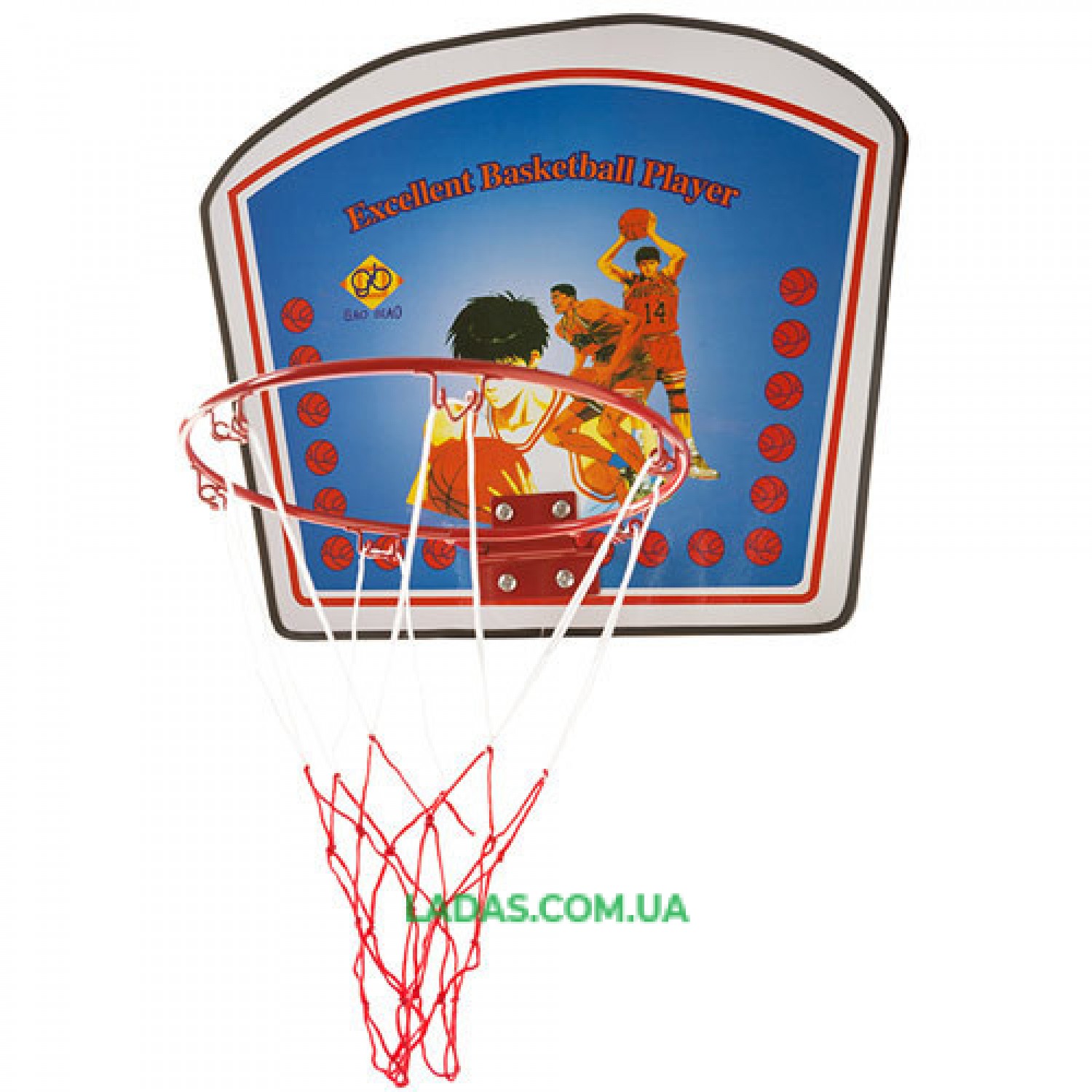 Кольцо баскетбол + щит "детский" (34*40*0.9 см)