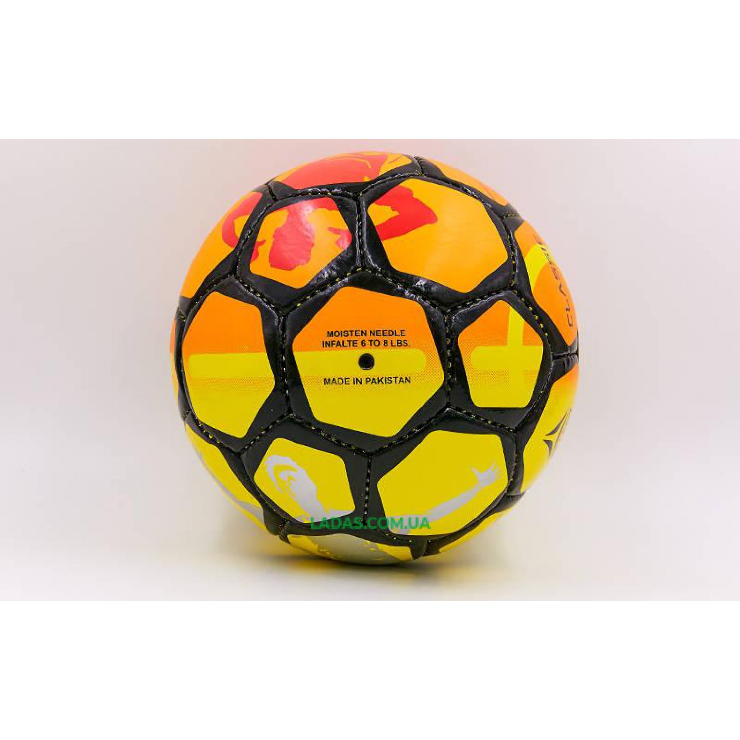 Мяч футбольный №5 PU ламинированный ST CLASSIC REPLICA (бело-синий, сшит вручную)