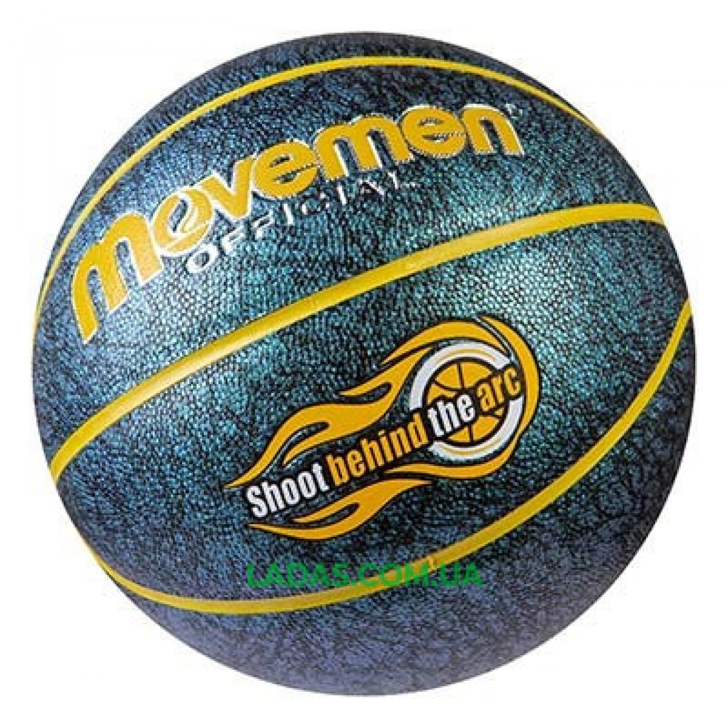 Мяч баскетбольный Movemen №7 PU глиттер