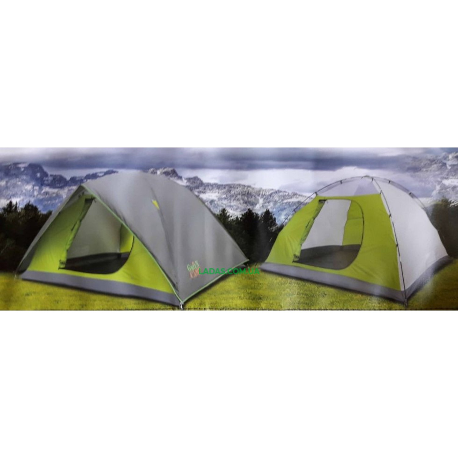 Палатка четырехместная Green Camp 1018-4