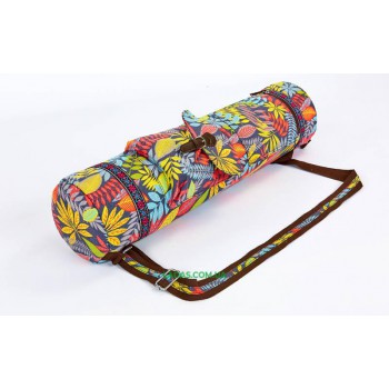 Сумка для йога коврика Yoga bag FODOKO (р-р 16х70см, мультиколор)