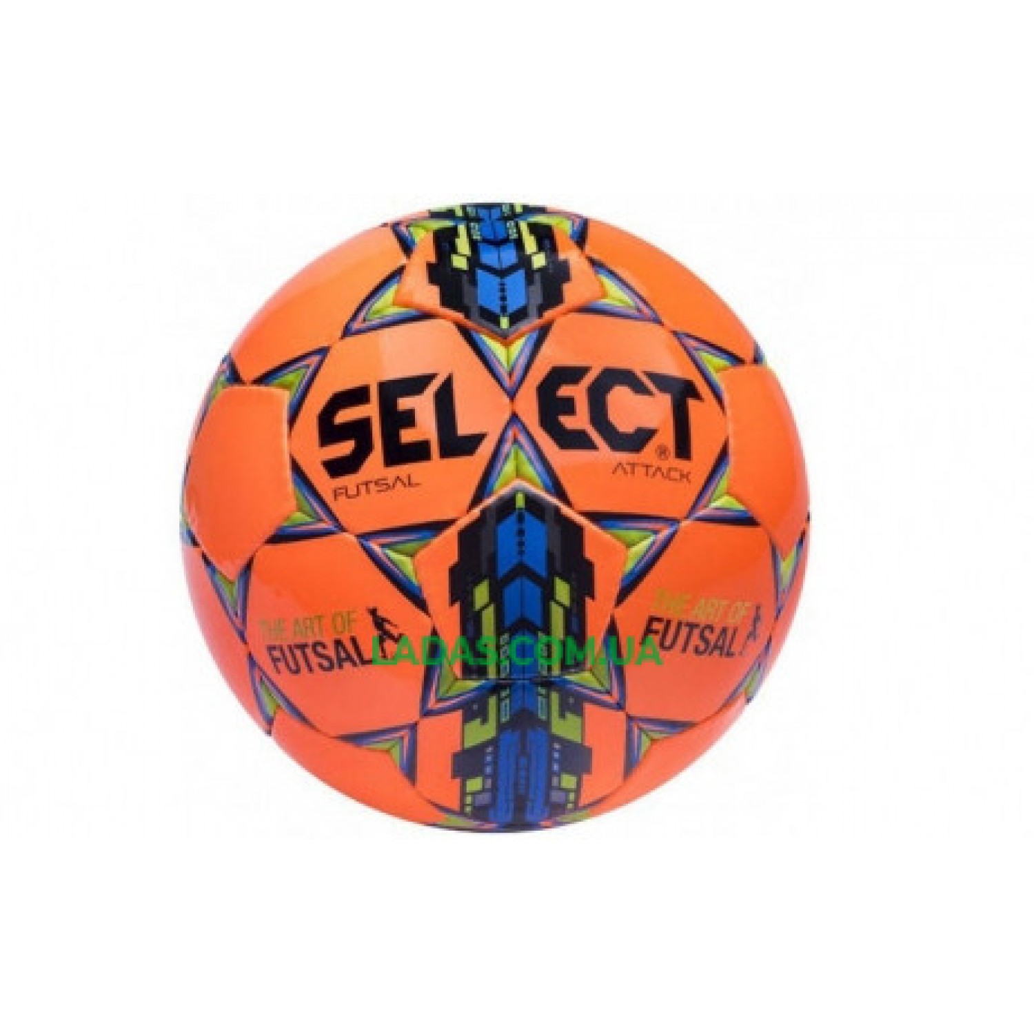 Мяч футзальный №4 SELECT FUTSAL ATTACK (оранжево-синий)
