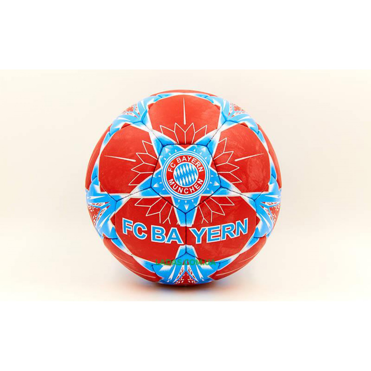 Мяч футбольный №5 Гриппи BAYERN MUNCHEN (№5, 5 сл., сшит вручную)