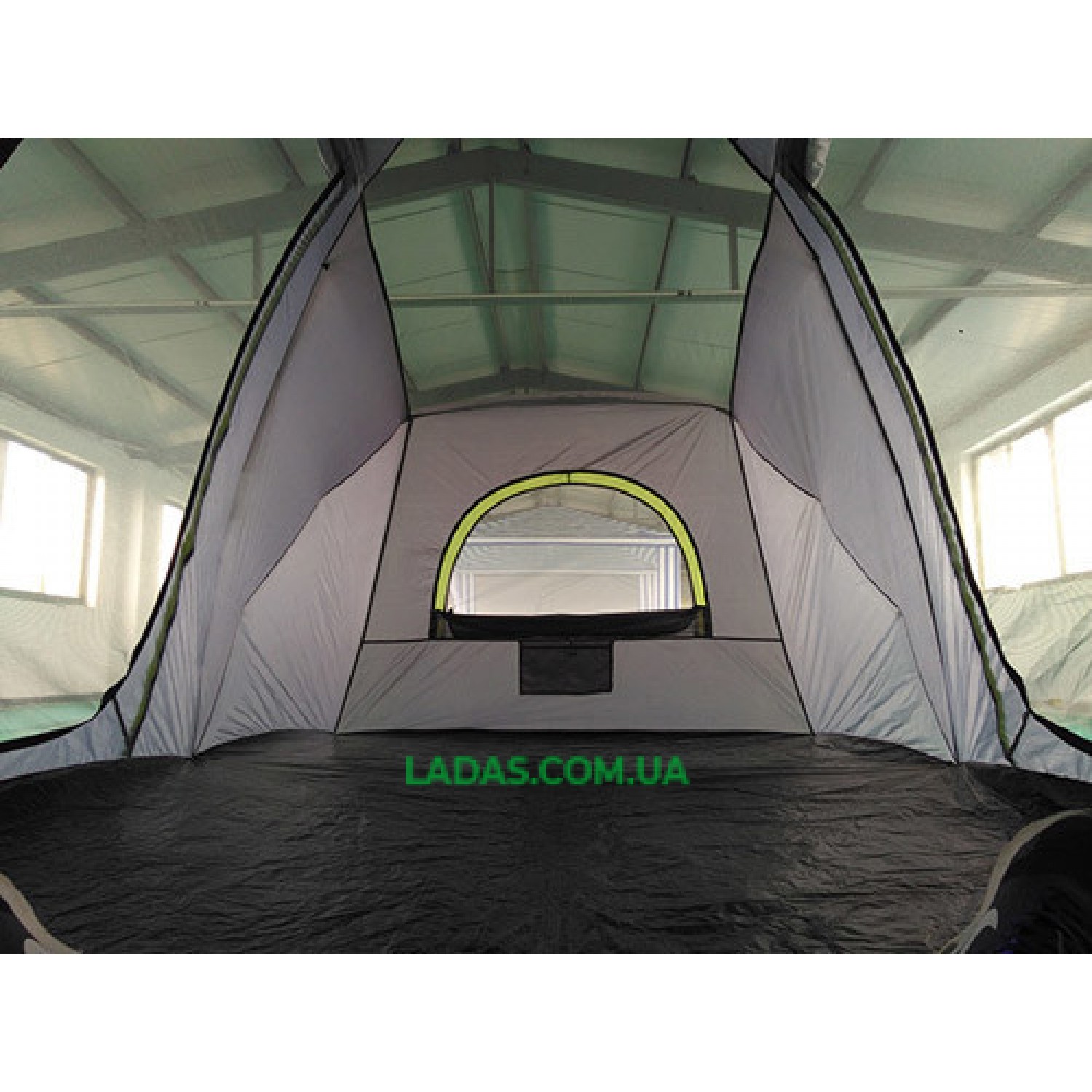 Палатка 6-ти местная GreenCamp 920, автомат(вес: 9,9 кг, цвет:серый-стальной)