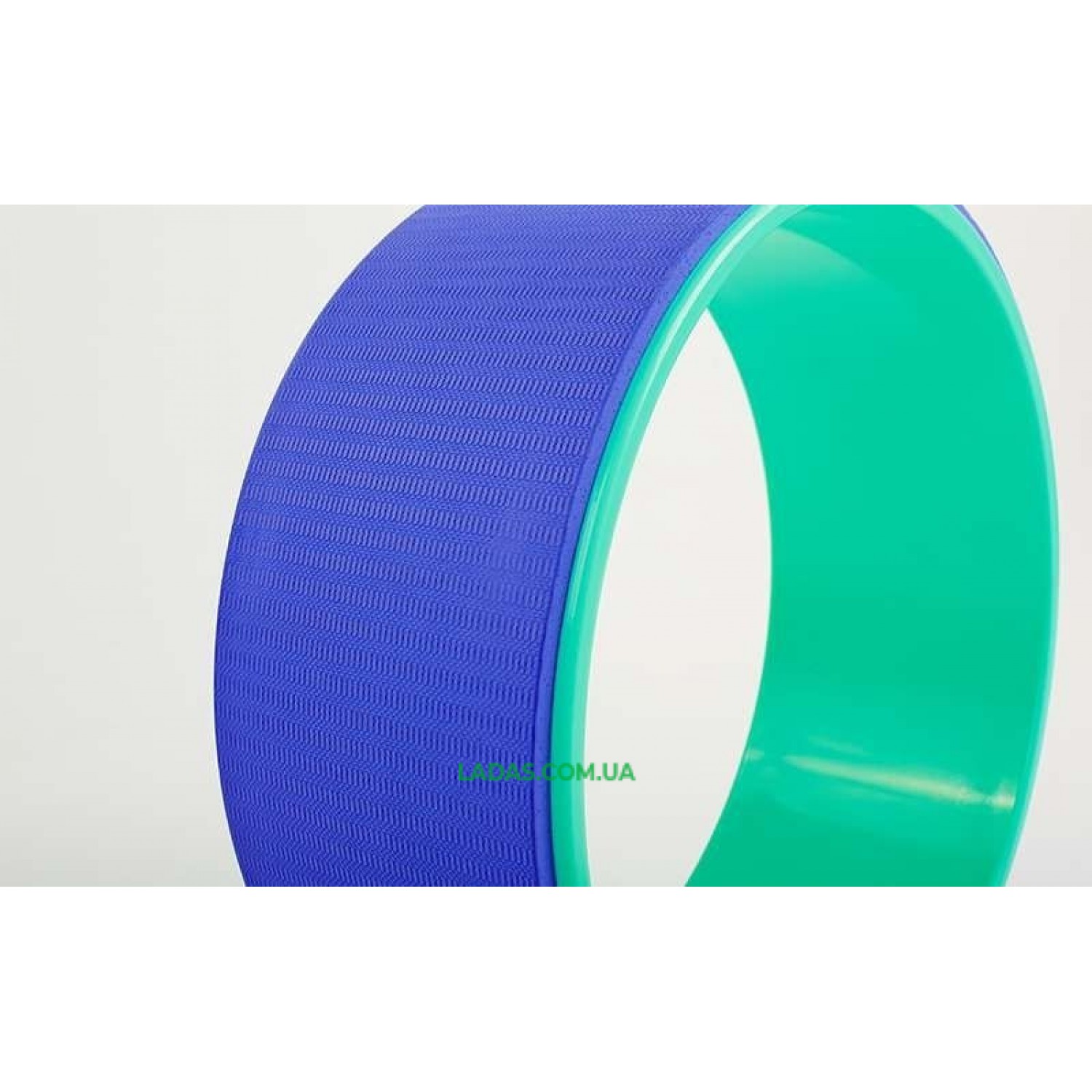 Колесо-кольцо для йоги Fit Wheel Yoga (PVC, TPE, р-р 32х13см, зелено-фиолетовый)