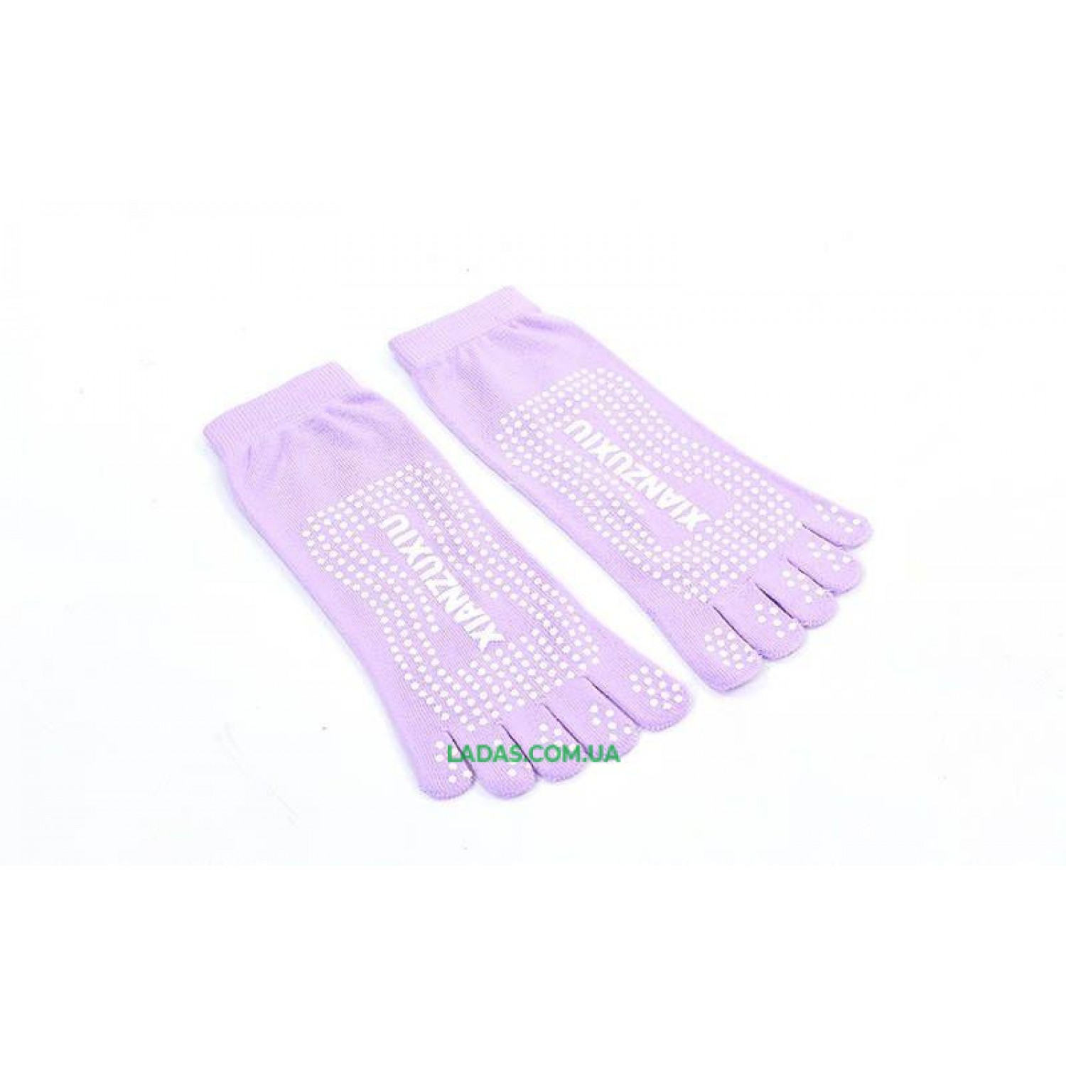 Носки для йоги с закрытыми пальцами (полиэстер, хлопок, р-р 36-41)
