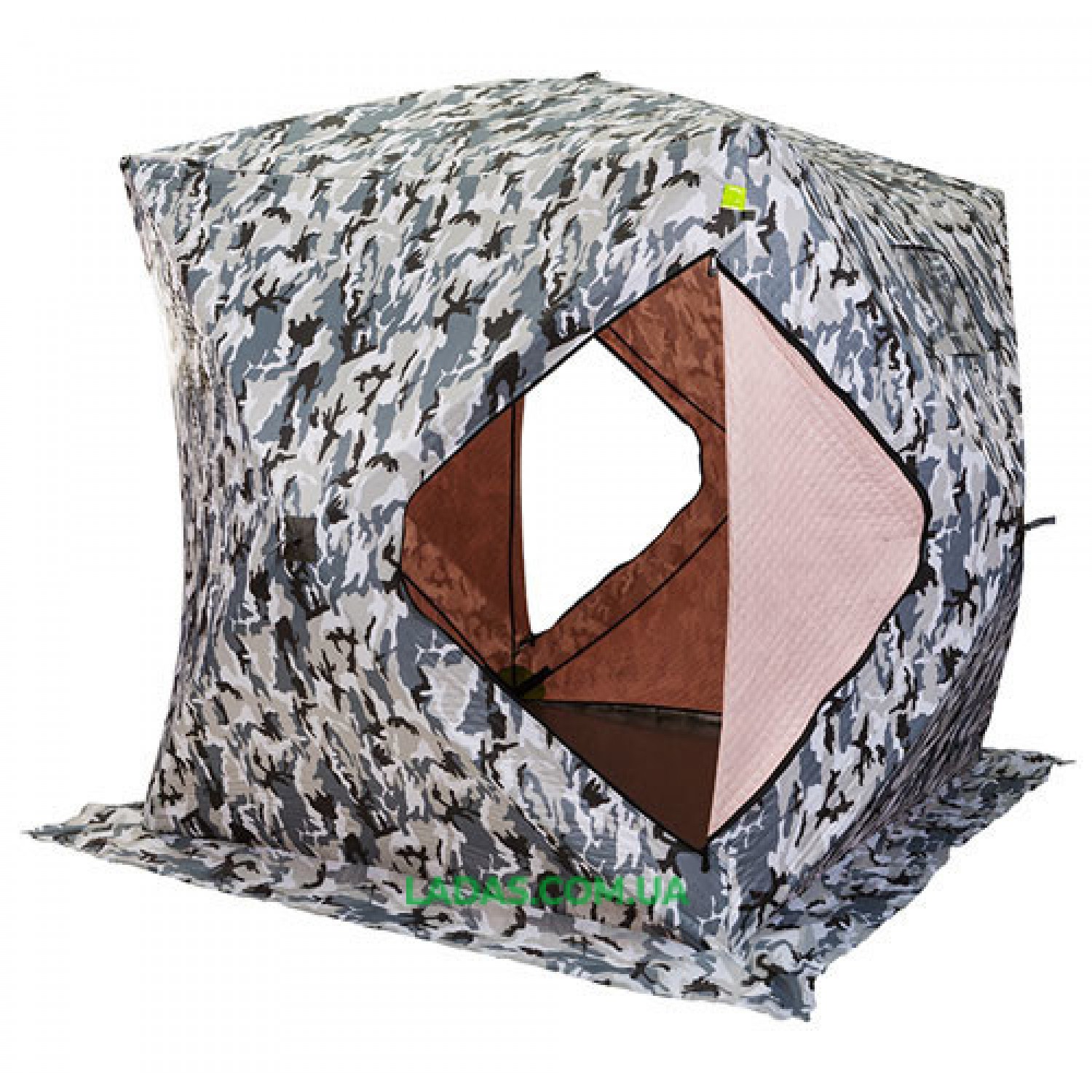 Палатка зимняя "куб" утепленная (200*200*205см) + матрас INTEX 68759 в подарок