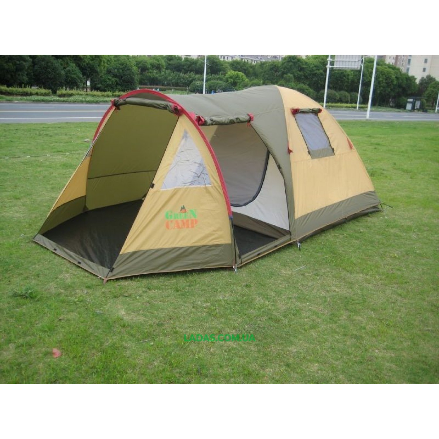 Палатка трехместная Green Camp GC1504