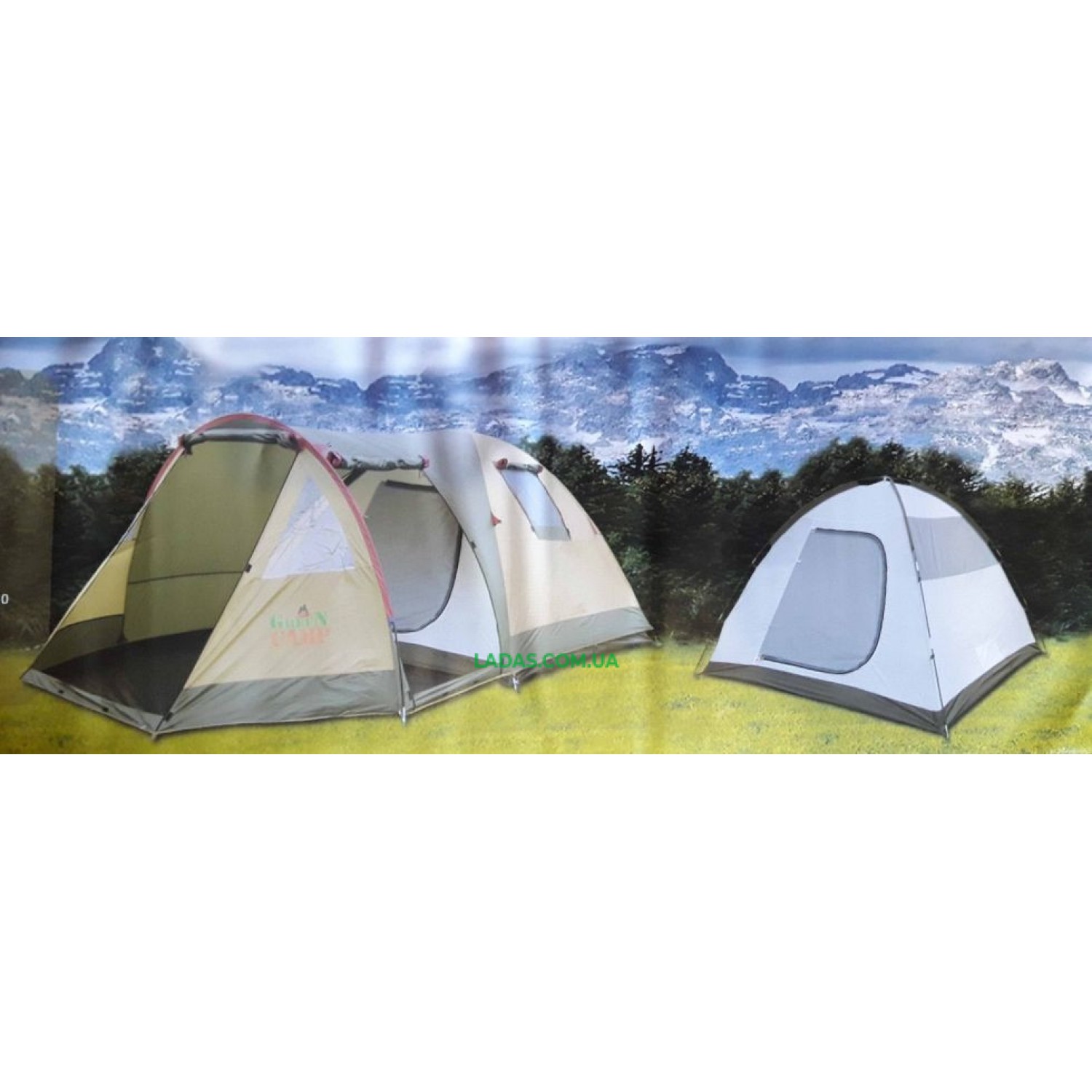 Палатка трехместная Green Camp GC1504