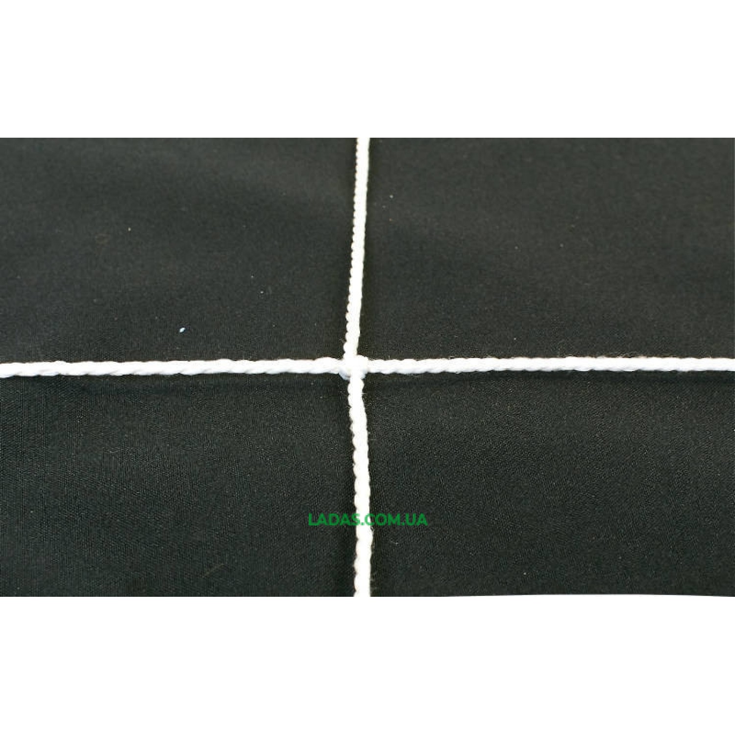 Сетка на ворота футбольные тренировочная узловая (2шт) (нить 2,5мм, ячейка 12x12см, р-р 7,4*2,5*2 м)