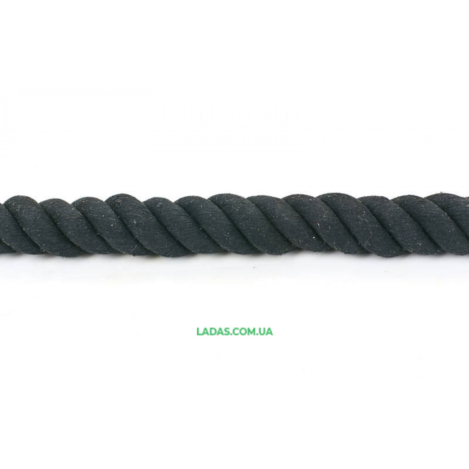 Канат для кроссфита черный COMBAT BATTLE ROPE UR (хлопок, l-12 м, d-4 см)