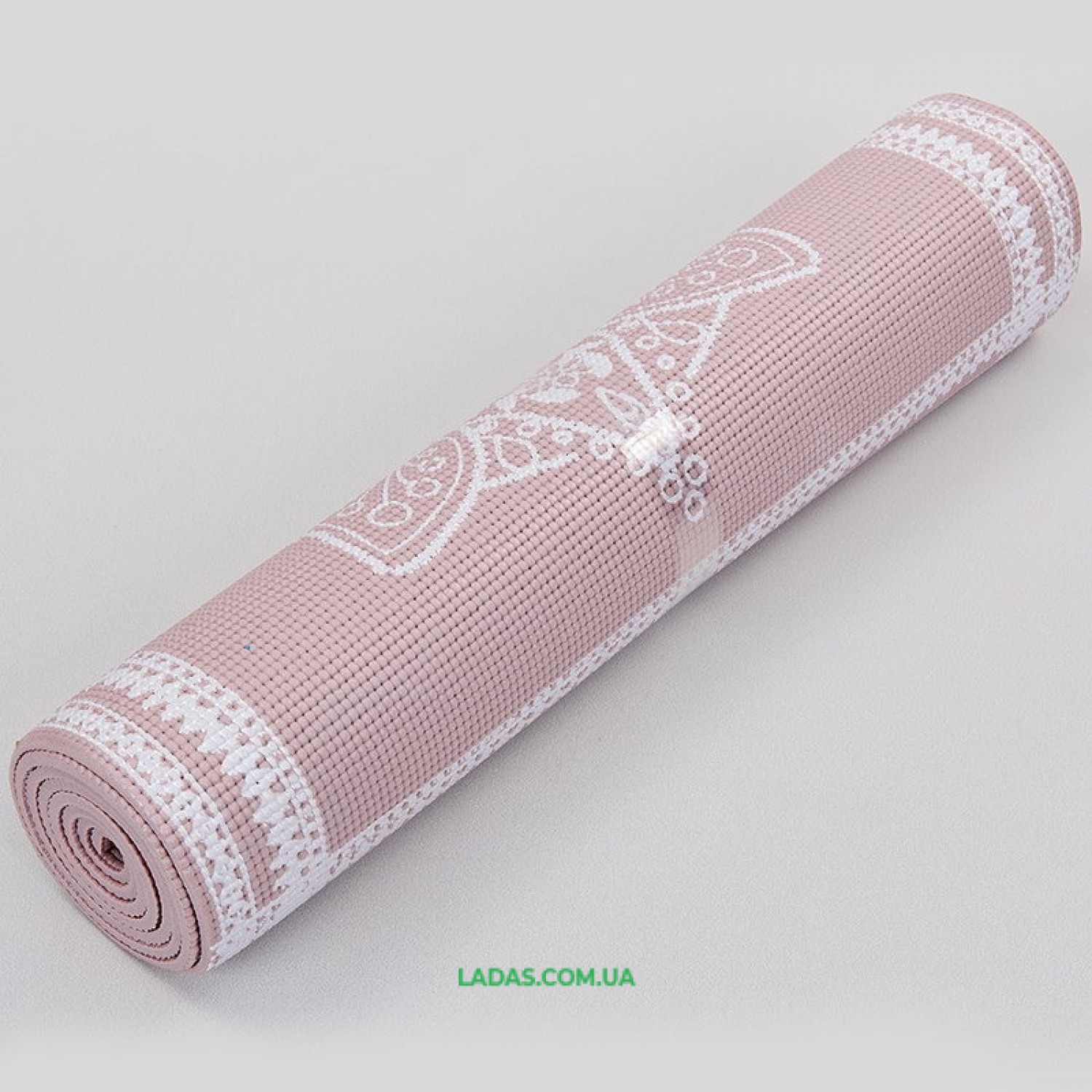 Коврик для йоги и фитнеса PVC двухслойный 6мм (размер 173смx61смx6мм)