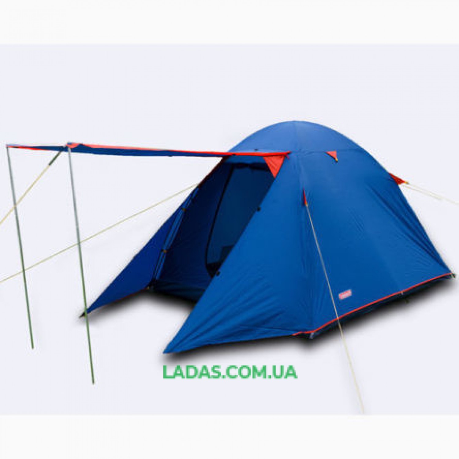 Палатка 3-х местная GreenCamp GC1015 (р-р 315 х 215 х 160 см,вес: 4,2 кг.,синий)