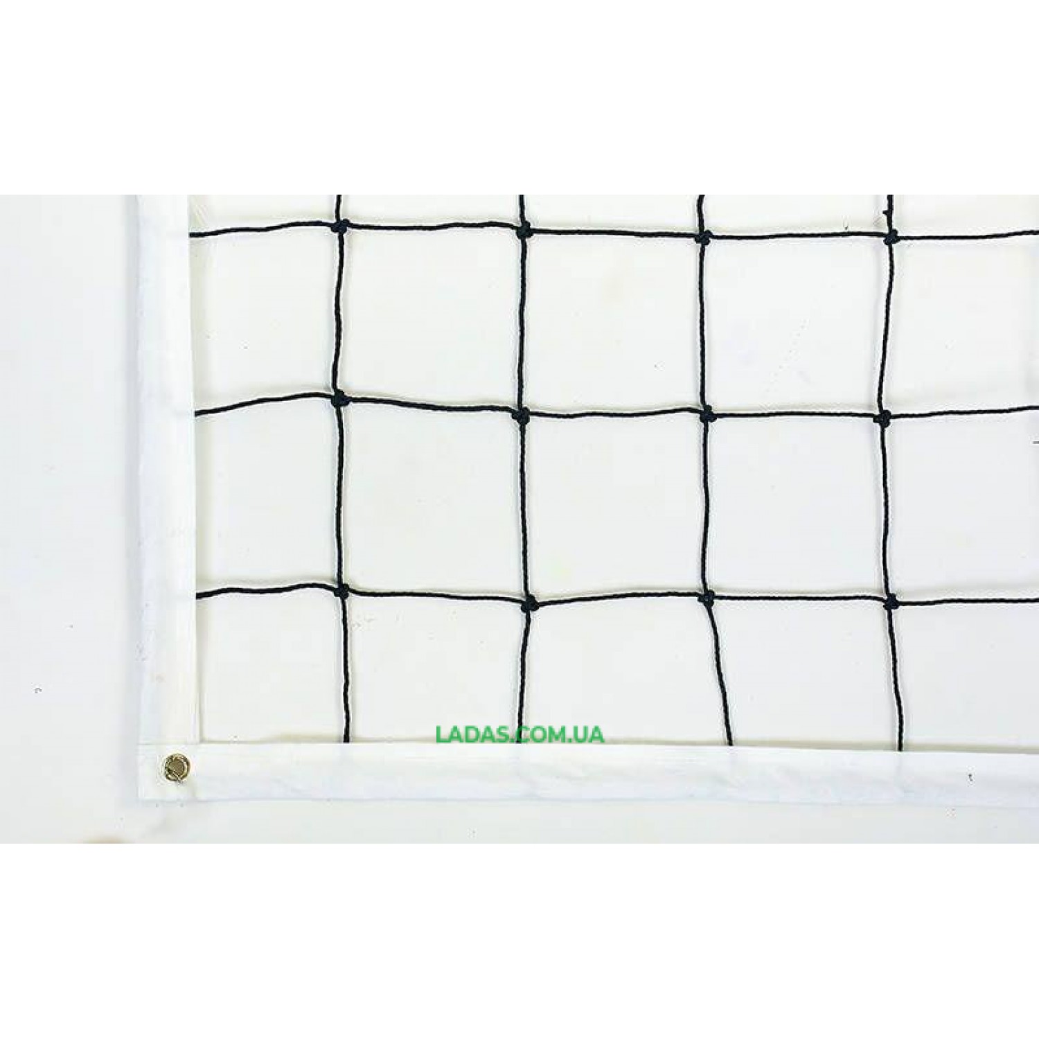 Сетка для волейбола GOLD CUP (хлопок, р-р 9,5x1м, ячейка 12x12см, с метал. тросом)