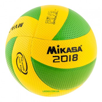 Мяч волейбольный Mikasa MVA200/2018 (PVC, №5, клееный)