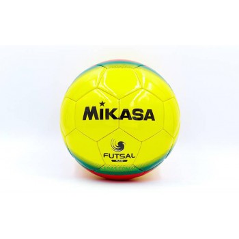 Мяч для футзала №4 PU MIK (желтый, клееный)