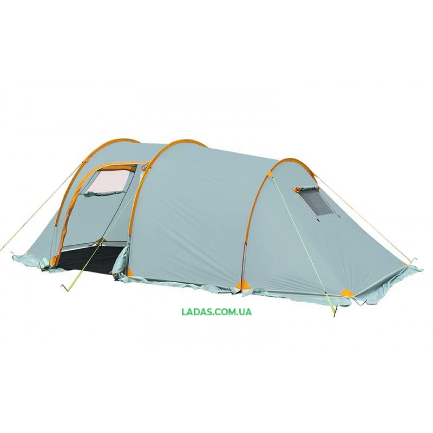 Палатка трехместная с тамбуром Mimir MM1017(р-р 450 (220+100+130) х 220 х 150 см,цвета в ассортименте))