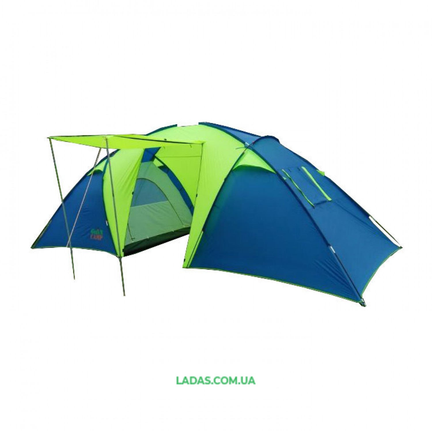 Шестиместная двухкомнатная палатка Green Camp 1002