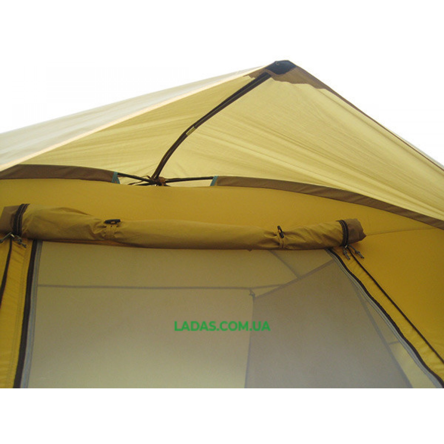 Палатка четырехместная Green Camp 1100 коричневая