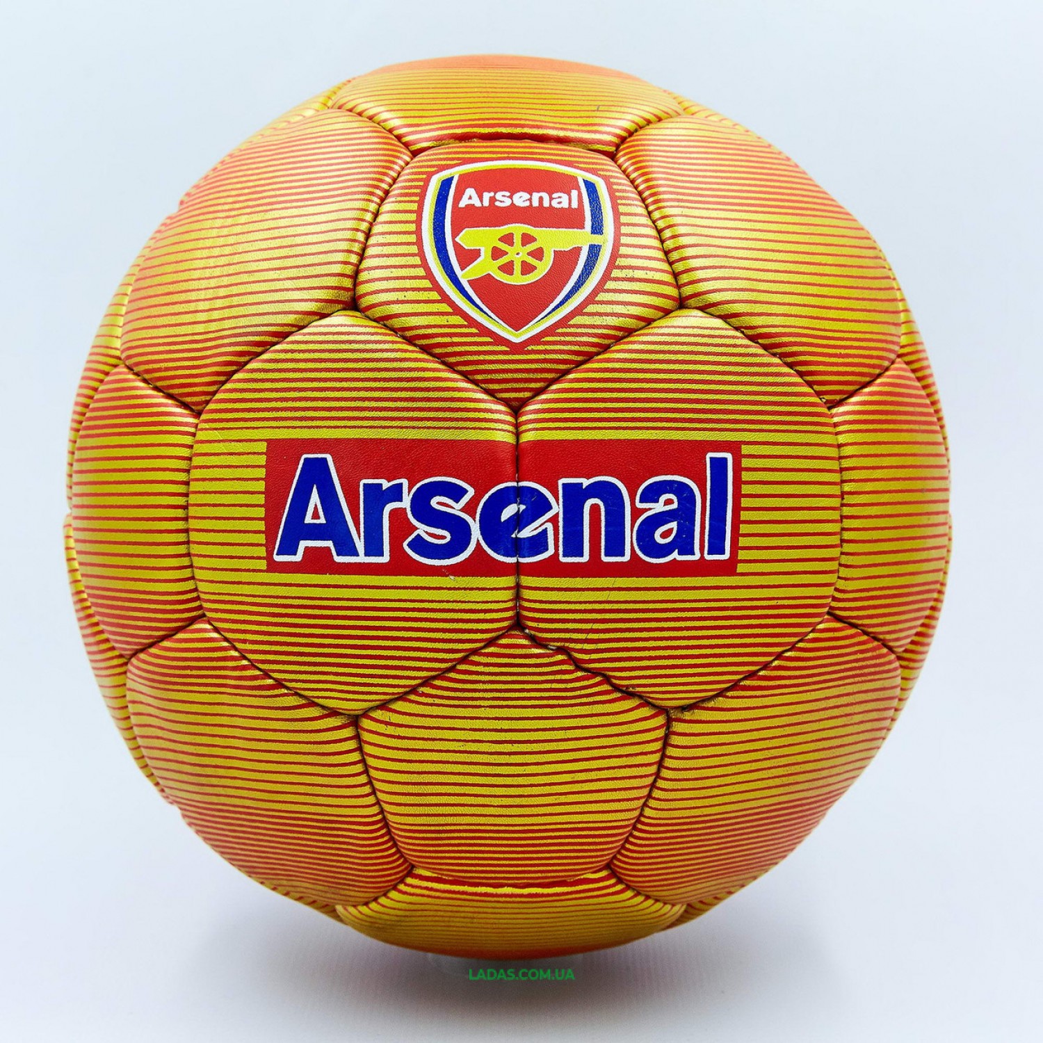 Мяч футбольный №5 Гриппи ARSENAL (№5, 5 сл., сшит вручную)