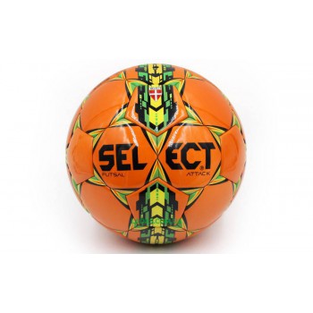 Мяч для футзала №4 PU ST ATTACK (оранжевый, клееный)