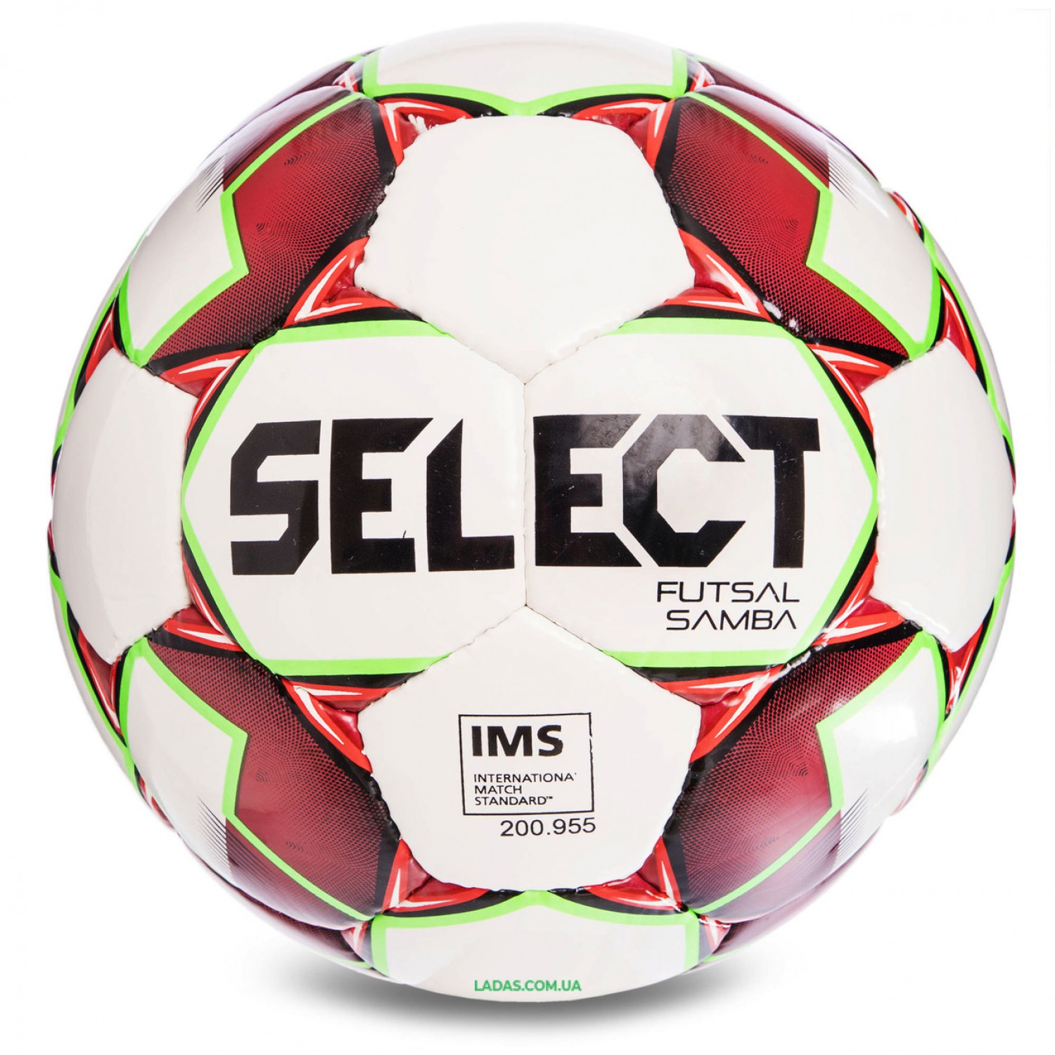 Мяч футзальный №4 SELECT FUTSAL SAMBA IMS NEW (FPUS 1200, бело-красный)