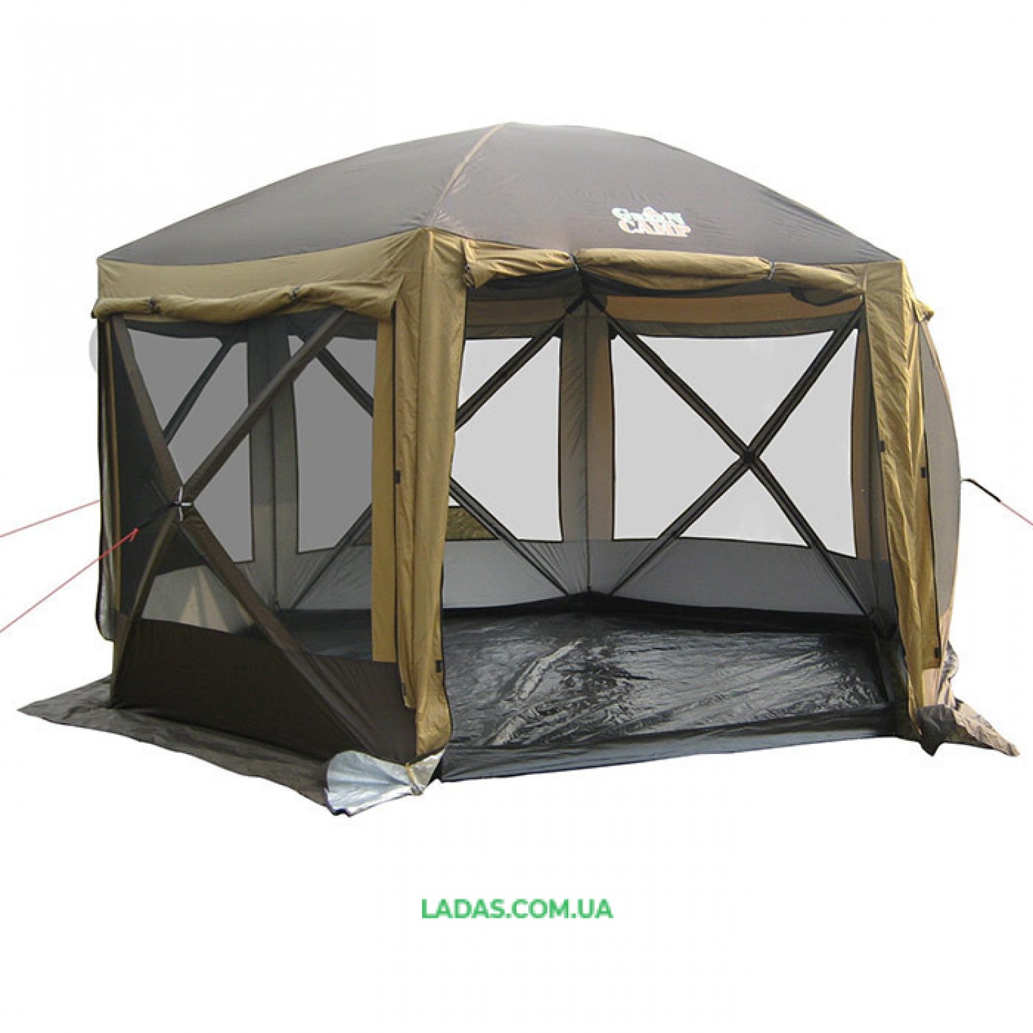 Шатер-палатка GreenCamp 2905 (360*360*235cм)