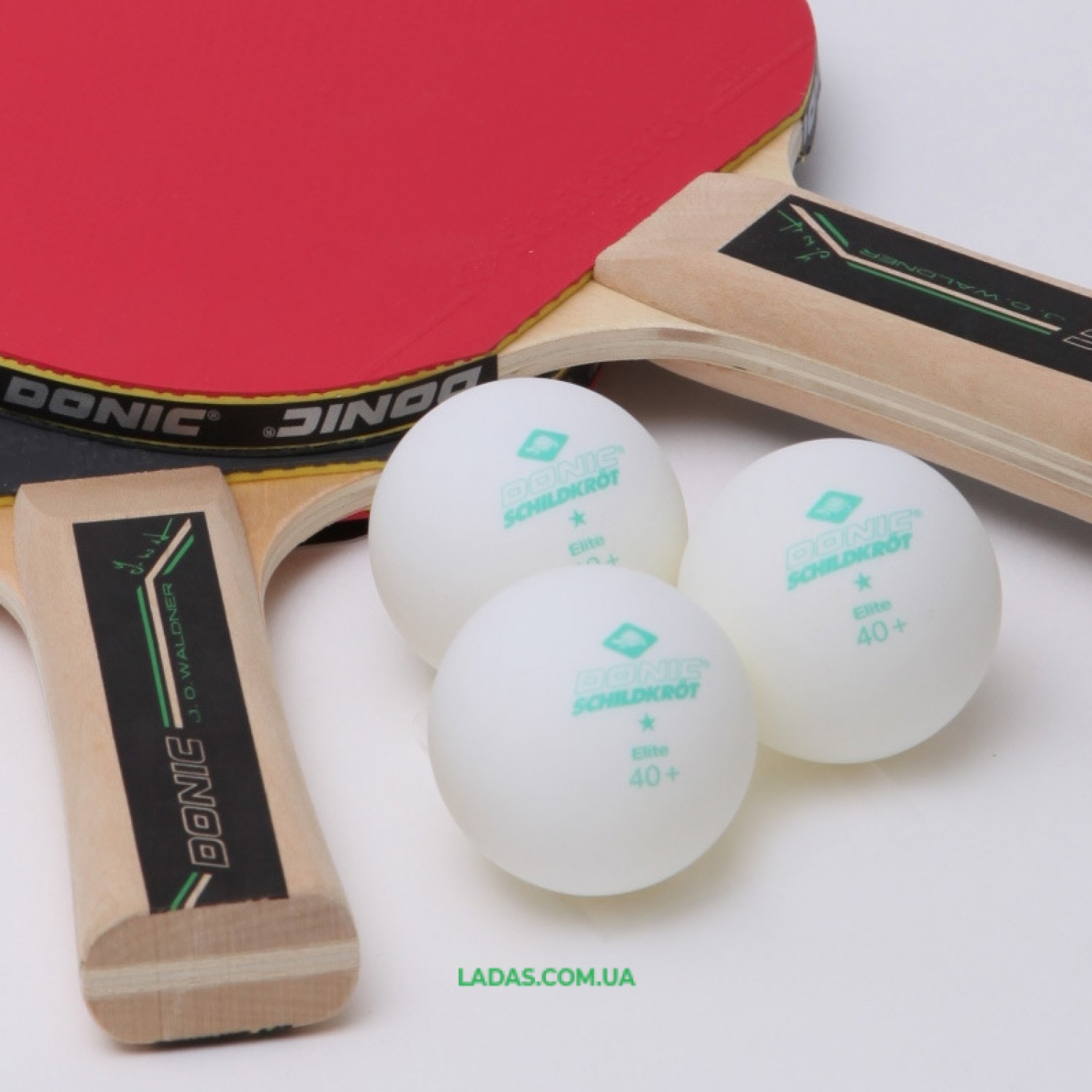Набор для настольного тенниса 2 ракетки, 3 мяча DONIC LEVEL 400 WALDNER Реплика