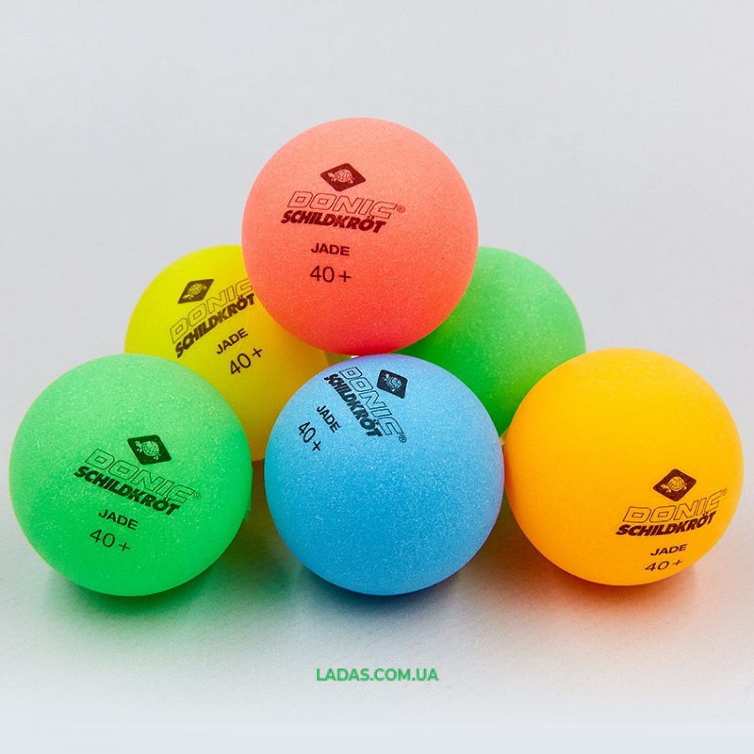 Набор мячей для настольного тенниса 6 штук DONIC MT-649015 COLOR POPPS