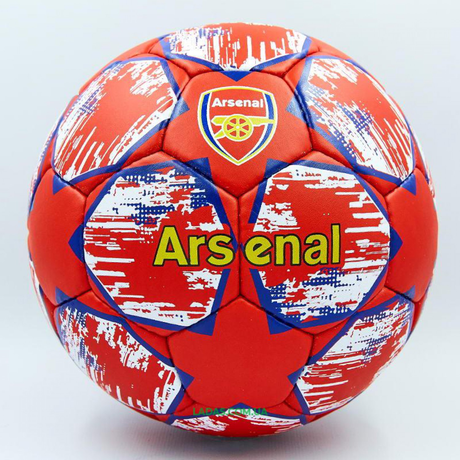 Мяч футбольный №5 Гриппи ARSENAL (№5, 5 сл., сшит вручную)