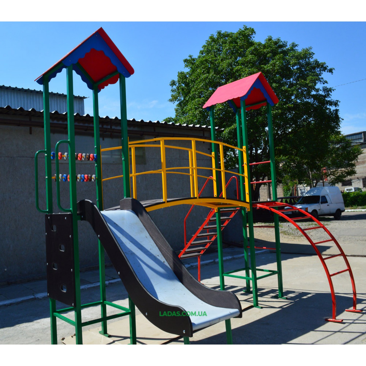 Спортивно-игровой комплекс для детей PlayGraund - 2 (под бетонирование)